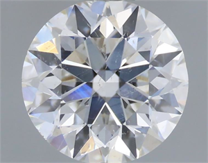 Foto Diamante Natural 0.80 quilates, Redondo , Color H, claridad SI2 y certificado GIA de