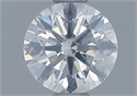 Natural Diamond 0.58 Carats, Round with Excellent Cut, G Color, I1 Clarity and Certified by GIA