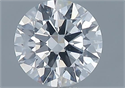 Natural Diamond 0.53 Carats, Round with Excellent Cut, H Color, SI1 Clarity and Certified by GIA