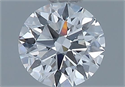 Natural Diamond 0.43 Carats, Round with Excellent Cut, D Color, VS2 Clarity and Certified by GIA