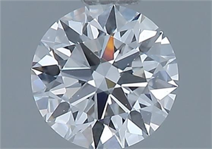 Picture of Natural Diamond 0.43 Carats, Round with Excellent Cut, D Color, VS2 Clarity and Certified by GIA