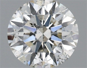 Picture of Natural Diamond 0.42 Carats, Round with Excellent Cut, I Color, SI2 Clarity and Certified by IGI