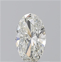 Natural Diamond 0.70 Carats, Oval with  Cut, I Color, VVS2 Clarity and Certified by GIA