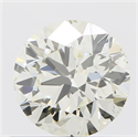 Natural Diamond 0.51 Carats, Round with Excellent Cut, L Color, VS2 Clarity and Certified by IGI