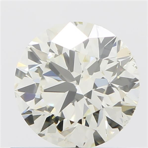 Picture of Natural Diamond 0.51 Carats, Round with Excellent Cut, L Color, VS2 Clarity and Certified by IGI