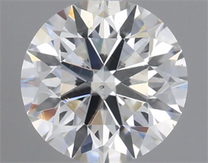 Picture of Natural Diamond 0.60 Carats, Round with Excellent Cut, I Color, VS2 Clarity and Certified by GIA