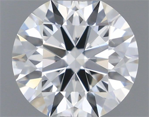 Picture of Natural Diamond 0.52 Carats, Round with Excellent Cut, H Color, SI1 Clarity and Certified by GIA