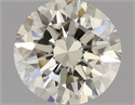 Natural Diamond 0.70 Carats, Round with Excellent Cut, K Color, VVS1 Clarity and Certified by IGI