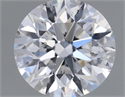 Natural Diamond 0.70 Carats, Round with Excellent Cut, D Color, SI2 Clarity and Certified by GIA