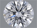 Natural Diamond 0.43 Carats, Round with Excellent Cut, D Color, I1 Clarity and Certified by GIA