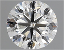 Natural Diamond 0.45 Carats, Round with Very Good Cut, I Color, VVS2 Clarity and Certified by GIA