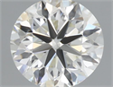 Natural Diamond 0.60 Carats, Round with Very Good Cut, H Color, VVS2 Clarity and Certified by IGI
