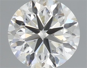Picture of Natural Diamond 0.60 Carats, Round with Very Good Cut, H Color, VVS2 Clarity and Certified by IGI