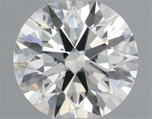 Picture of Natural Diamond 0.45 Carats, Round with Excellent Cut, J Color, IF Clarity and Certified by IGI