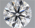Natural Diamond 0.80 Carats, Round with Very Good Cut, H Color, SI2 Clarity and Certified by GIA