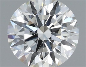 Picture of Natural Diamond 0.55 Carats, Round with Excellent Cut, J Color, IF Clarity and Certified by GIA