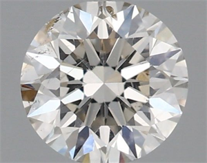 Picture of Natural Diamond 0.42 Carats, Round with Excellent Cut, J Color, SI2 Clarity and Certified by IGI