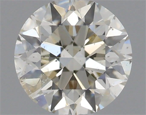 Picture of Natural Diamond 0.41 Carats, Round with Excellent Cut, J Color, SI2 Clarity and Certified by IGI