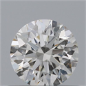 Natural Diamond 0.54 Carats, Round with Excellent Cut, I Color, VVS2 Clarity and Certified by GIA
