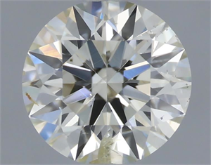 Foto Diamante Natural 0.40 quilates, Redondo , Color K, claridad SI2 y certificado IGI de