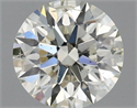 Natural Diamond 0.40 Carats, Round with Excellent Cut, K Color, SI2 Clarity and Certified by IGI