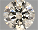 Natural Diamond 0.41 Carats, Round with Excellent Cut, L Color, VVS2 Clarity and Certified by IGI