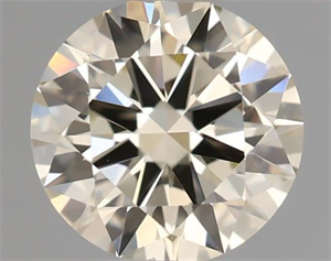 Picture of Natural Diamond 0.41 Carats, Round with Excellent Cut, L Color, VVS2 Clarity and Certified by IGI