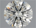 Natural Diamond 0.40 Carats, Round with Excellent Cut, K Color, I1 Clarity and Certified by IGI
