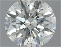 Natural Diamond 0.40 Carats, Round with Excellent Cut, L Color, SI2 Clarity and Certified by IGI