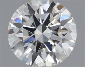 Picture of Natural Diamond 0.40 Carats, Round with Excellent Cut, I Color, VVS1 Clarity and Certified by GIA