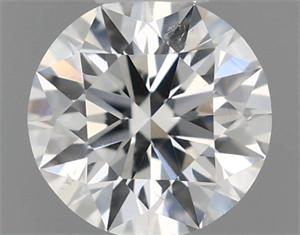 Foto Diamante Natural 0.45 quilates, Redondo , Color G, claridad SI1 y certificado GIA de