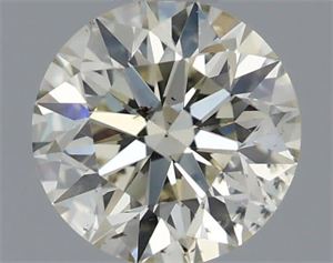 Picture of Natural Diamond 0.52 Carats, Round with Very Good Cut, M Color, SI2 Clarity and Certified by IGI