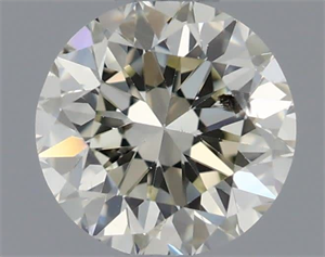 Picture of Natural Diamond 0.52 Carats, Round with Very Good Cut, L Color, SI2 Clarity and Certified by IGI