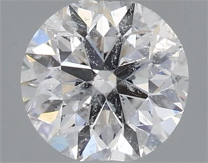 Picture of Natural Diamond 0.50 Carats, Round with Excellent Cut, E Color, I1 Clarity and Certified by IGI