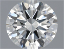 Natural Diamond 0.71 Carats, Round with Excellent Cut, J Color, VVS1 Clarity and Certified by IGI