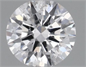 Natural Diamond 0.43 Carats, Round with Excellent Cut, E Color, I1 Clarity and Certified by GIA