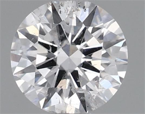 Picture of Natural Diamond 0.43 Carats, Round with Excellent Cut, E Color, I1 Clarity and Certified by GIA