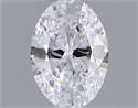Natural Diamond 0.42 Carats, Oval with  Cut, D Color, VS2 Clarity and Certified by GIA