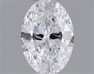Picture of Natural Diamond 0.42 Carats, Oval with  Cut, D Color, VS2 Clarity and Certified by GIA