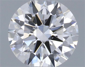 Picture of Natural Diamond 0.40 Carats, Round with Excellent Cut, E Color, SI1 Clarity and Certified by GIA