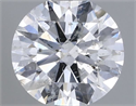 Natural Diamond 0.40 Carats, Round with Excellent Cut, F Color, I1 Clarity and Certified by GIA
