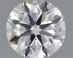Picture of Natural Diamond 0.40 Carats, Round with Very Good Cut, D Color, SI2 Clarity and Certified by GIA