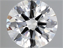 Diamante Natural 0.45 quilates, Redondo , Color I, claridad VVS1 y certificado GIA
