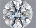 Natural Diamond 0.70 Carats, Round with Excellent Cut, K Color, VVS1 Clarity and Certified by GIA