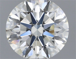 Picture of Natural Diamond 0.70 Carats, Round with Excellent Cut, K Color, VVS1 Clarity and Certified by GIA