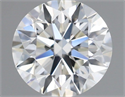 Diamante Natural 0.50 quilates, Redondo , Color J, claridad VVS2 y certificado GIA