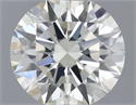 Natural Diamond 0.70 Carats, Round with Excellent Cut, L Color, VVS1 Clarity and Certified by GIA