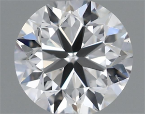Picture of Natural Diamond 0.40 Carats, Round with Very Good Cut, D Color, SI1 Clarity and Certified by GIA