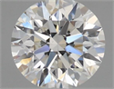 Natural Diamond 0.72 Carats, Round with Excellent Cut, F Color, SI1 Clarity and Certified by GIA