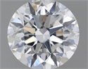 Natural Diamond 0.76 Carats, Round with Excellent Cut, D Color, VVS1 Clarity and Certified by GIA